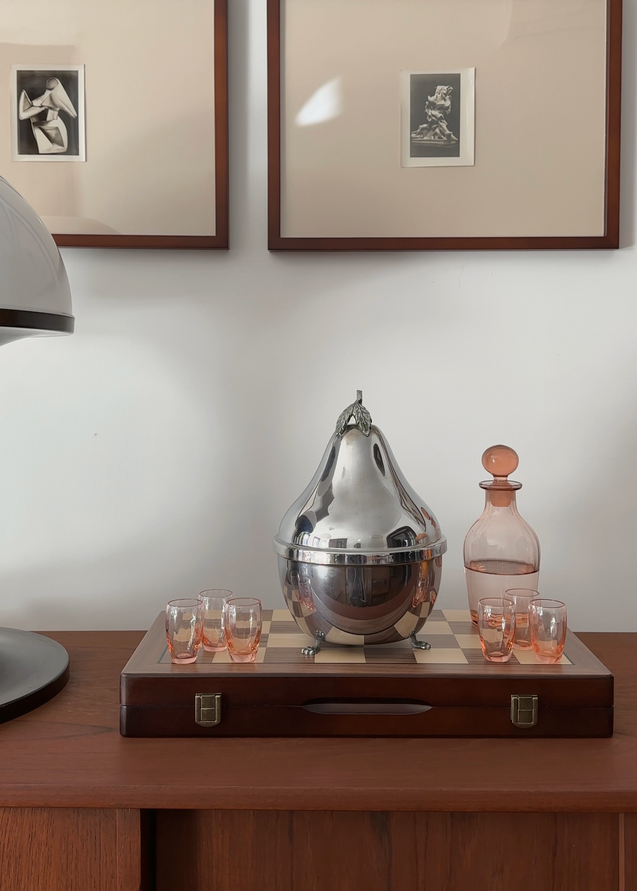Silver Pear Bar Set