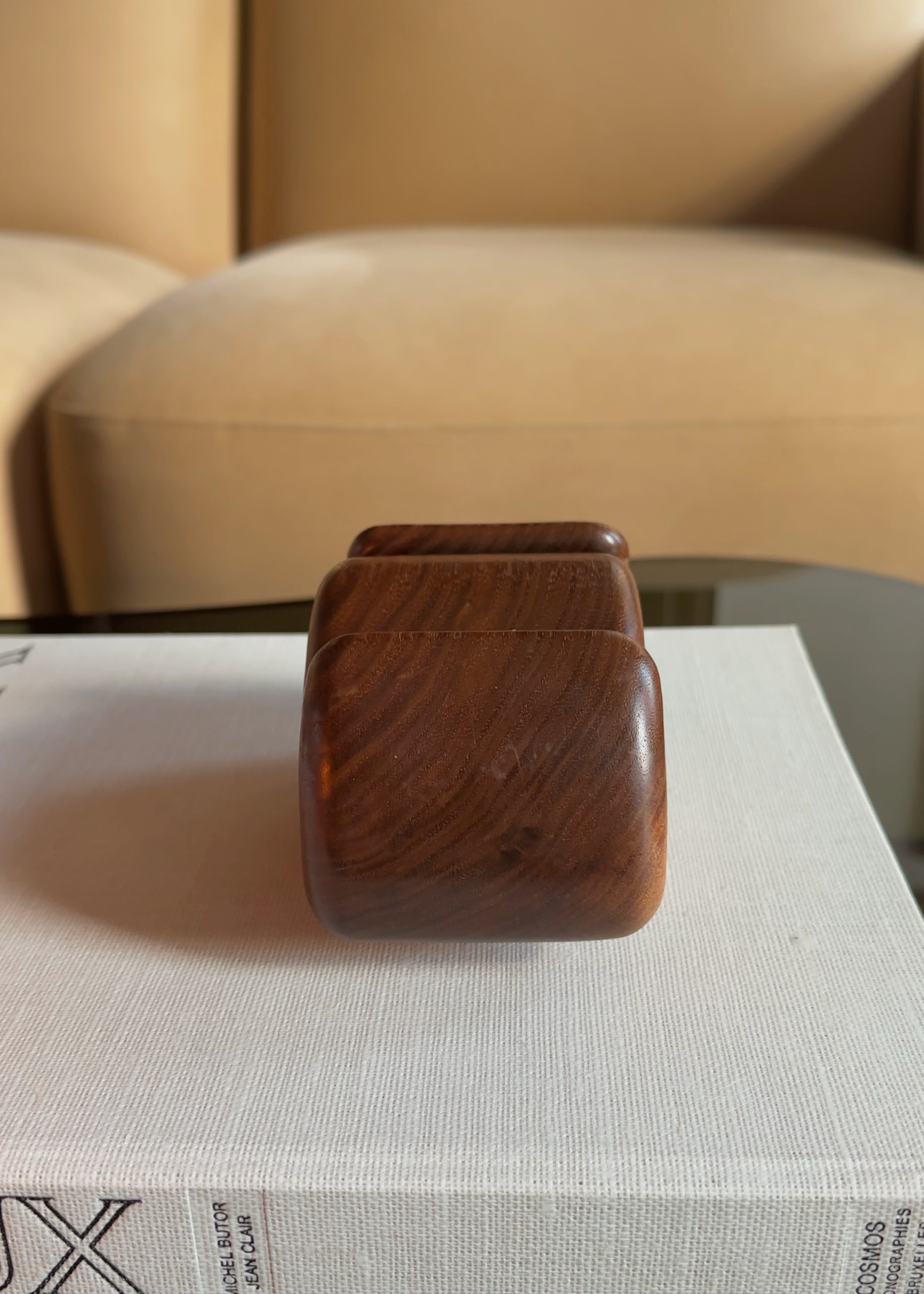 Walnut Vessel by Fred & Marilyn Buss