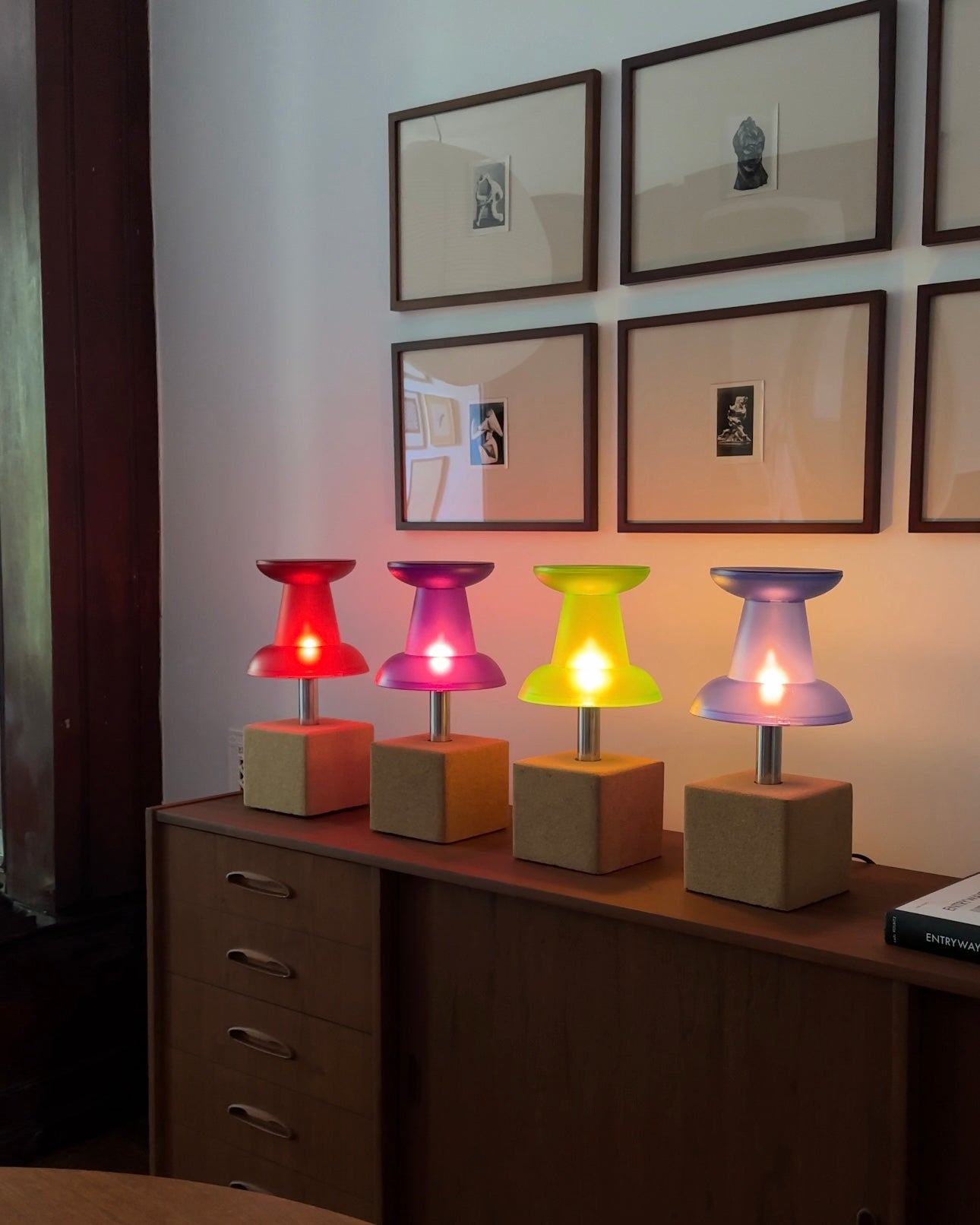 Green Pushpin Lamp by Visualgram