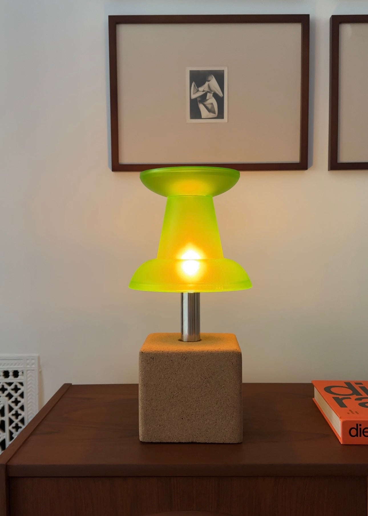 Green Pushpin Lamp by Visualgram