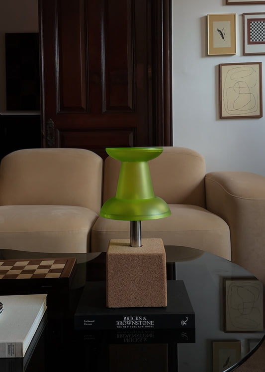 Green Pushpin Lamp by Visualgram