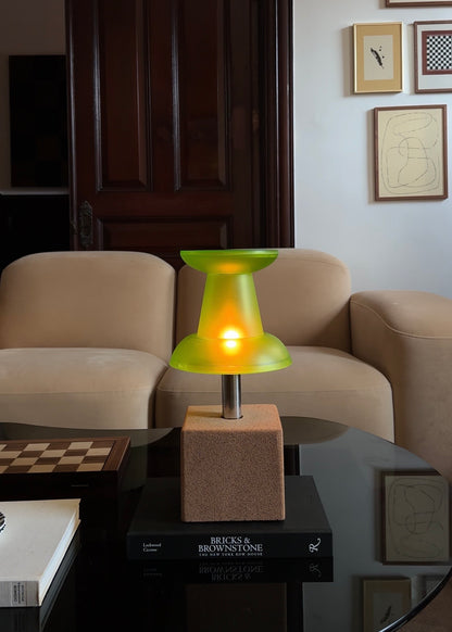 Green Pushpin Lamp by Visualgram