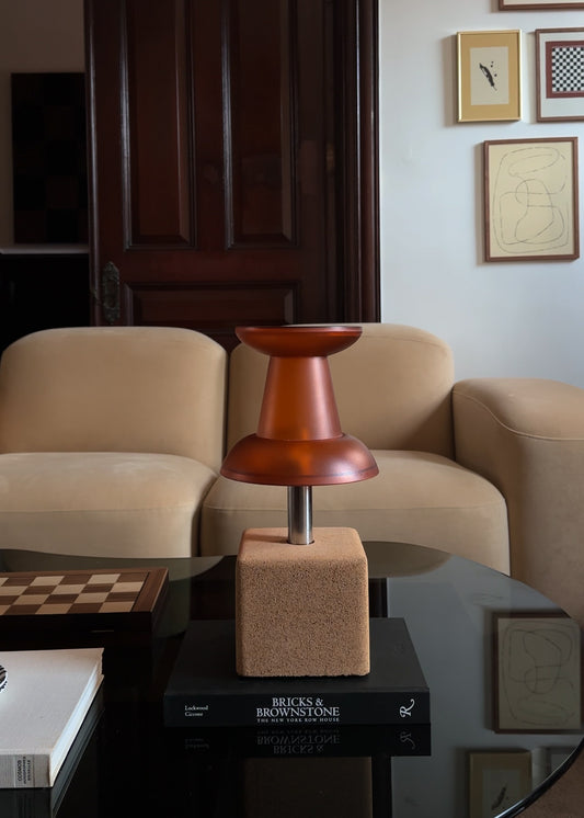 Orange Pushpin Lamp by Visualgram