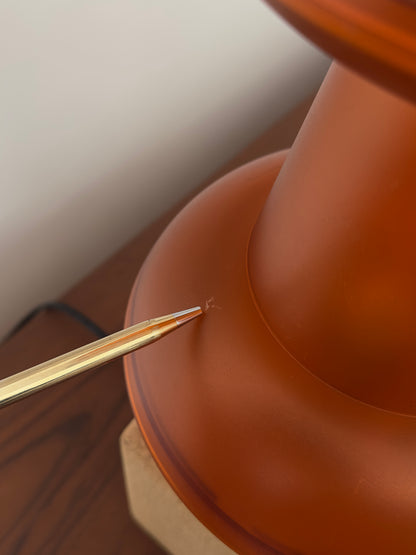 Orange Pushpin Lamp by Visualgram