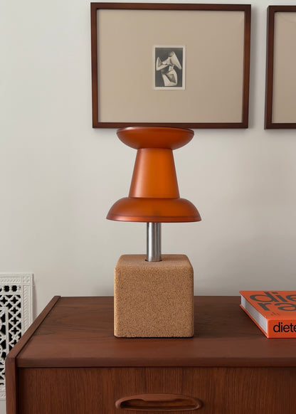 Orange Pushpin Lamp by Visualgram