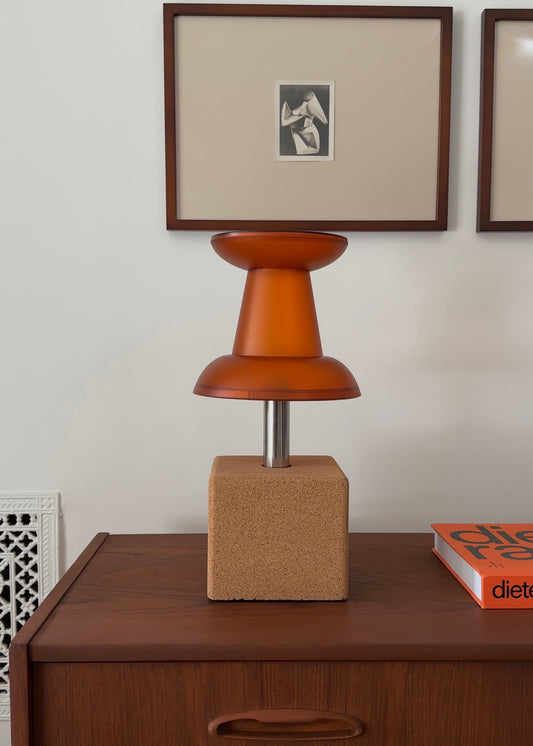 Orange Pushpin Lamp by Visualgram
