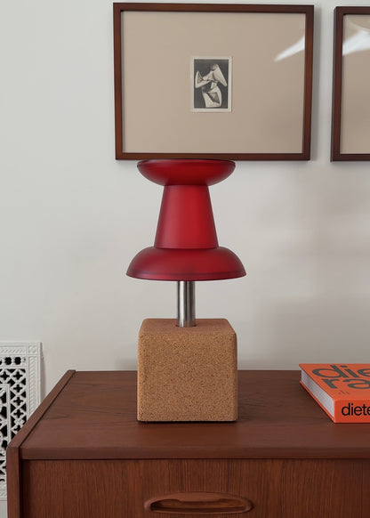 Red Pushpin Lamp by Visualgram