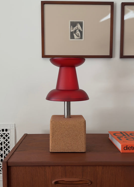 Red Pushpin Lamp by Visualgram