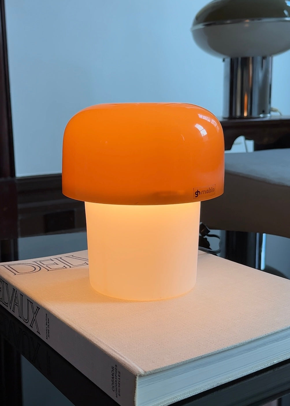 1970s Guzzini Mushroom Table Lamp