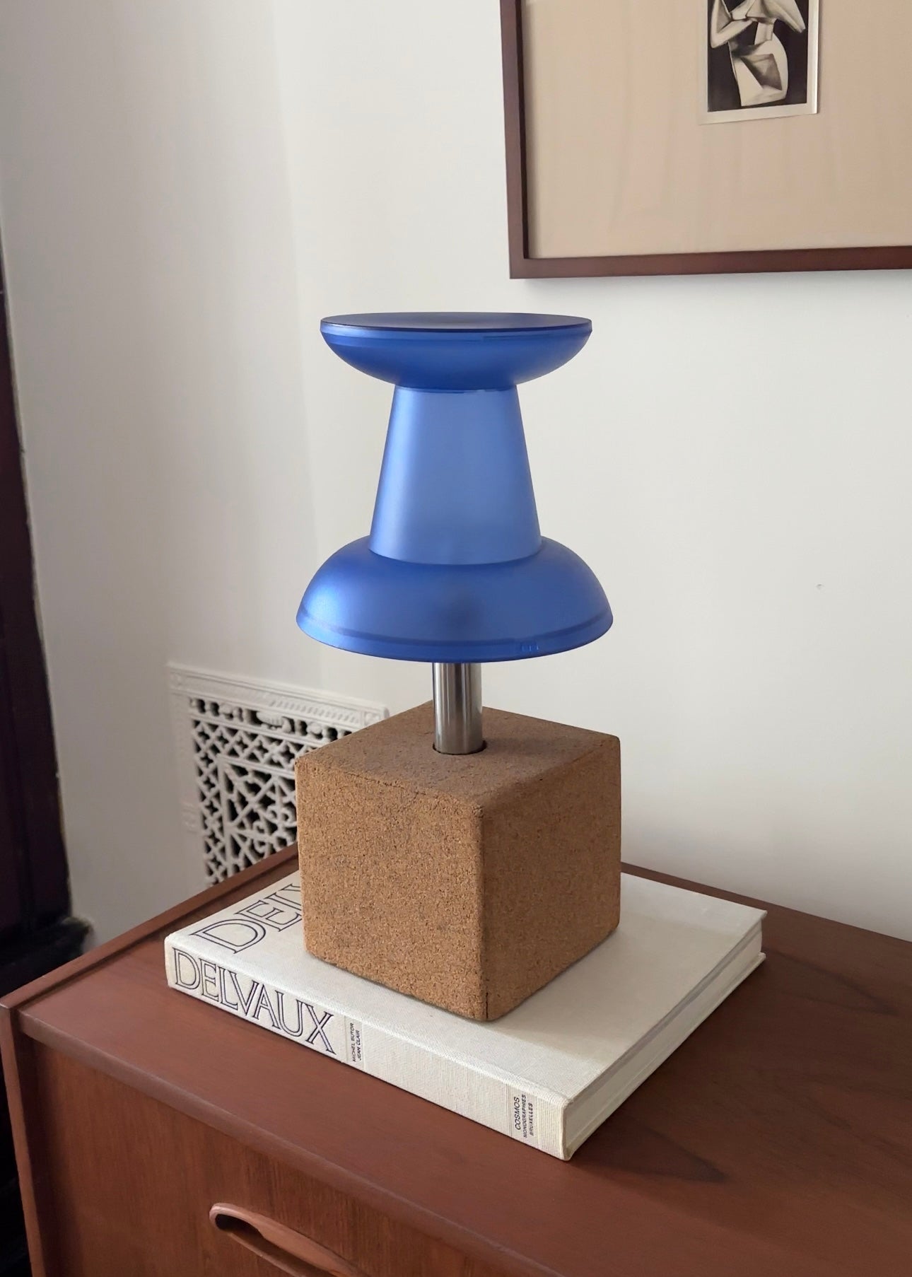 Rare Blue Pushpin Table Lamp by VisualGram