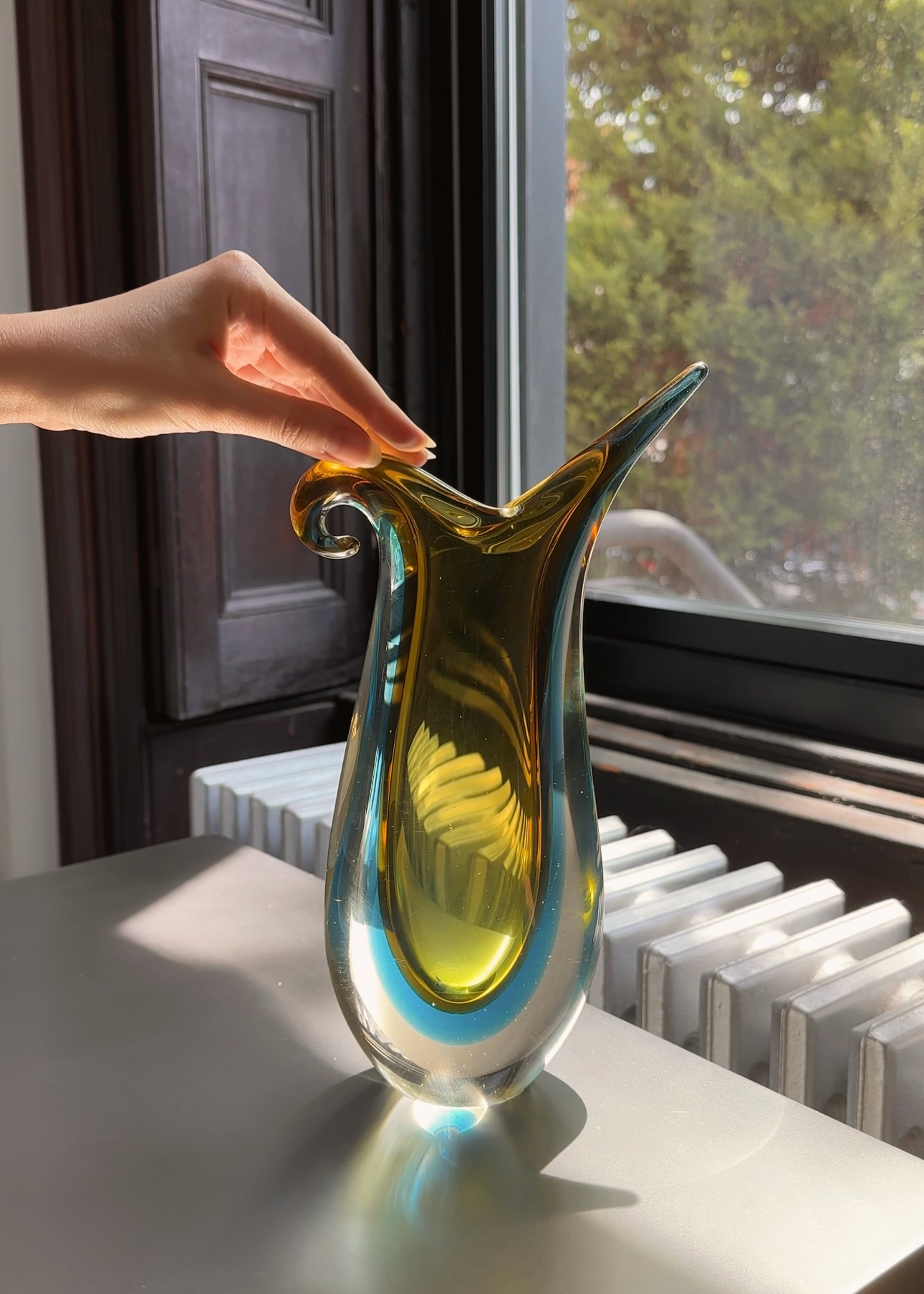 Murano Sommerso Vase