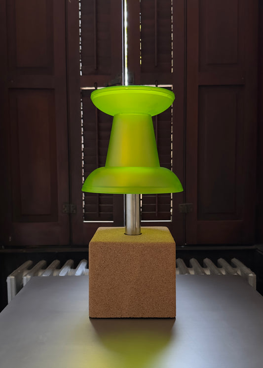 Green Pushpin Lamp by Visualgram