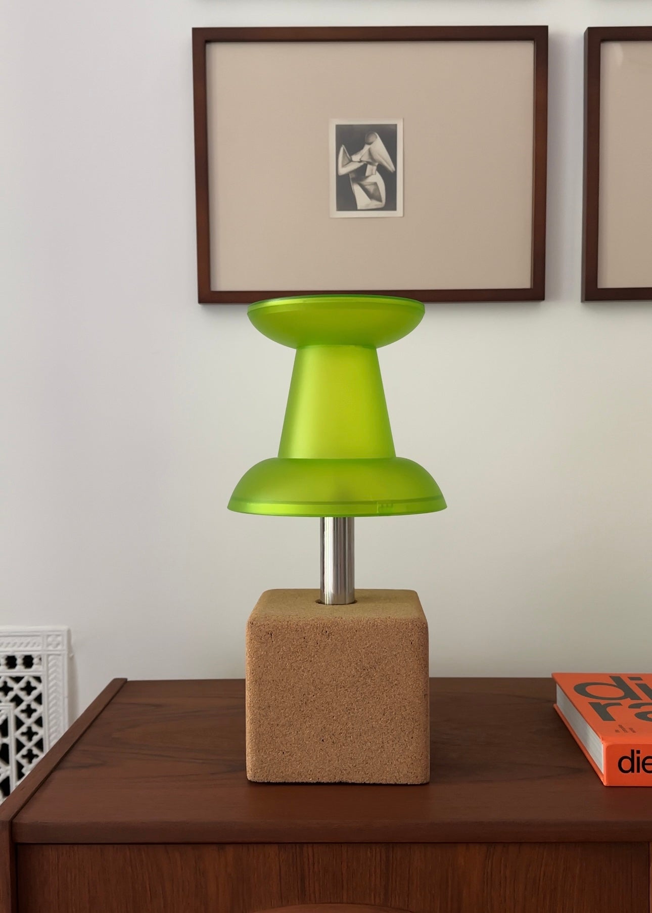 Green Pushpin Lamp by Visualgram