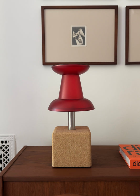 Red Pushpin Lamp by Visualgram