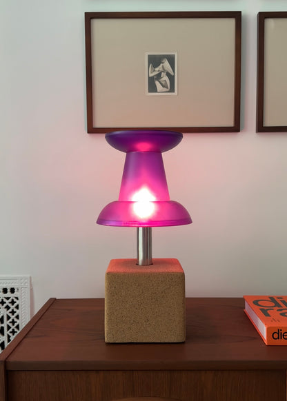 Purple Pushpin Lamp by Visualgram