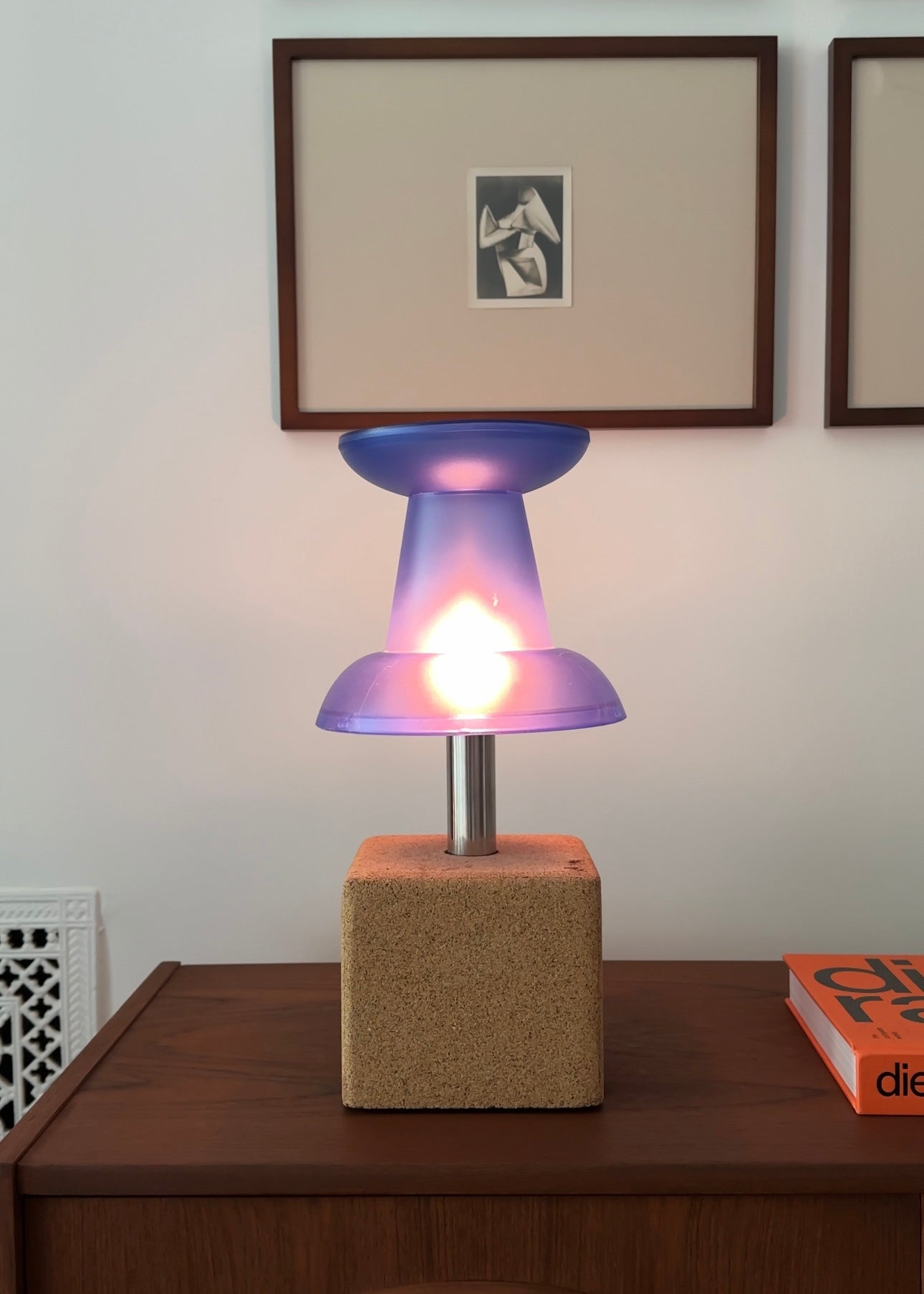 Blue Pushpin Lamp by Visualgram