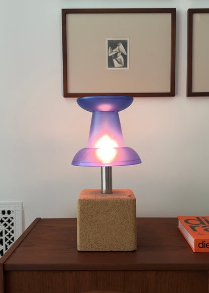 Blue Pushpin Lamp by Visualgram
