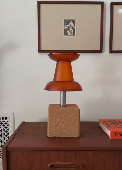 Orange Pushpin Lamp by Visualgram