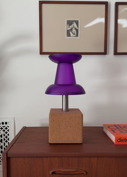 Purple Pushpin Lamp by Visualgram