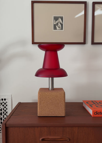 Red Pushpin Lamp by Visualgram
