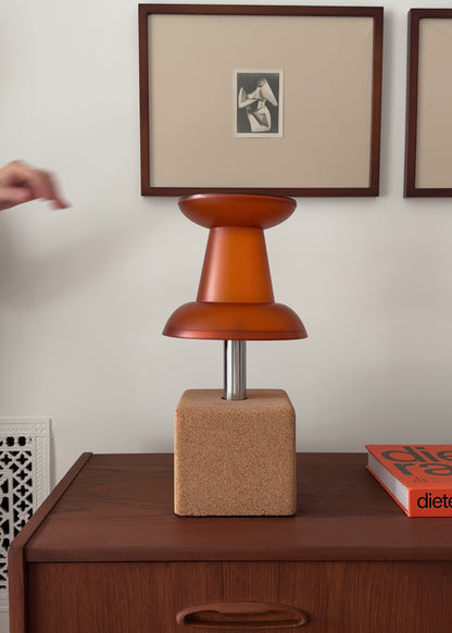 Orange Pushpin Lamp by Visualgram